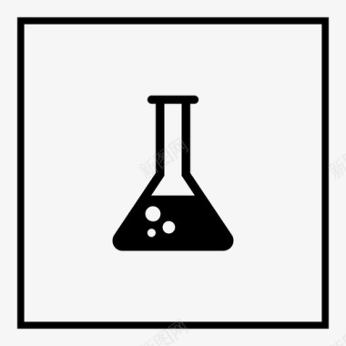 实验室实验室烧杯学校图标图标