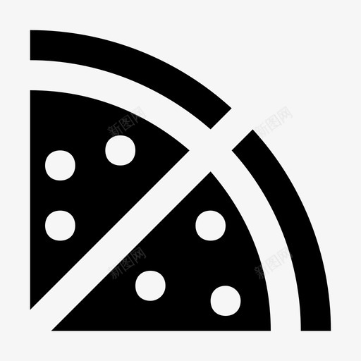 披萨餐食垃圾食品图标svg_新图网 https://ixintu.com 切片 垃圾食品 奶酪 快餐 意大利食品 披萨 面包皮 食品和饮料材料设计图标 餐食
