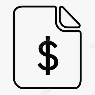 money document图标图标