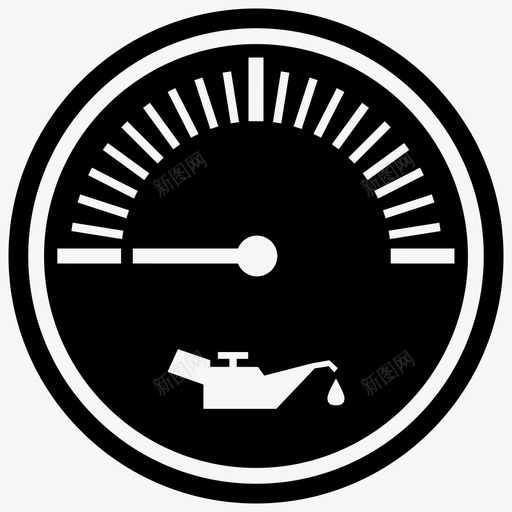 油表油标测量图标svg_新图网 https://ixintu.com 信息 指示器 显示件 汽车仪表 油标 油表 测量