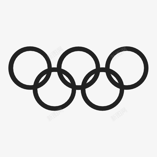 奥林匹克五环体育国际图标svg_新图网 https://ixintu.com wsd2016年奥运会 体育 国际 奥林匹克五环 奥运会 比赛 精英 训练