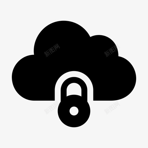 安全云安全安全挂锁图标svg_新图网 https://ixintu.com 天空 字形 安全 安全云 安全挂锁 酷 钥匙 锁定 阻止