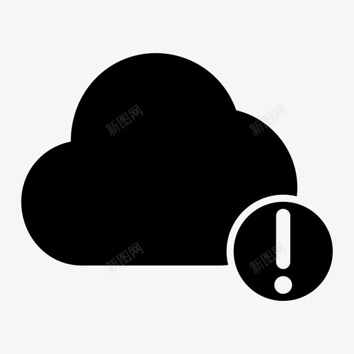 警告云警告标志天空图标svg_新图网 https://ixintu.com 上方 云 云服务 天气 天空 感叹 点 警告云 警告标志 雨