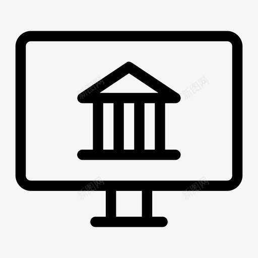 监控银行throb安全资金图标svg_新图网 https://ixintu.com crest throb tremor 在线交易 安全资金 监控银行 网上银行 脉冲 购买 银行线路
