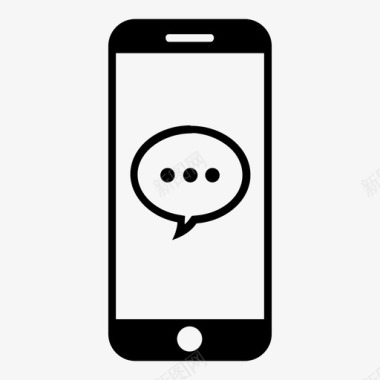 手机聊天短信通话图标图标