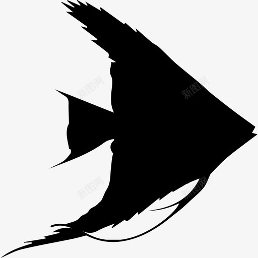 三角形的鱼动物动物王国图标svg_新图网 https://ixintu.com 三角形小鱼 三角形的鱼 三角形鱼 动物 动物王国
