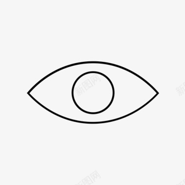 眼睛看睁开眼睛图标图标