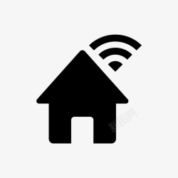 家庭wifi家庭网络通信计算机图标高清图片
