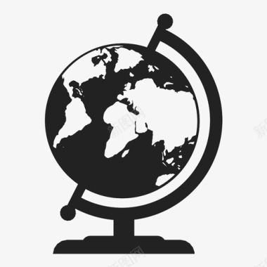 环球旅游溪流图标图标