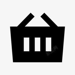请勿携带食品标识购物篮网上商店物品图标高清图片