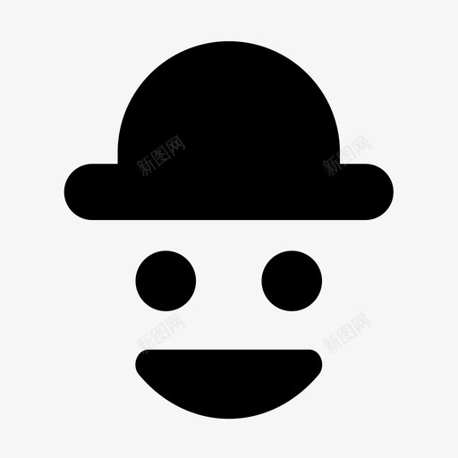 绅士高顶帽博学图标svg_新图网 https://ixintu.com 上层社会 博学 商人 时尚 有教养 绅士 表情 阶级 高顶帽