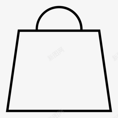 购物袋商店钱包图标图标