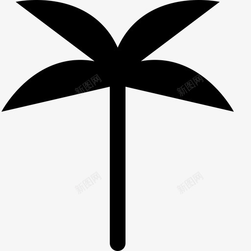 棕榈树植物公园图标svg_新图网 https://ixintu.com 公园 冠 打浆 放牧 棕榈树 植物 椰子 溪流 爆发 简单植物 自然 花园