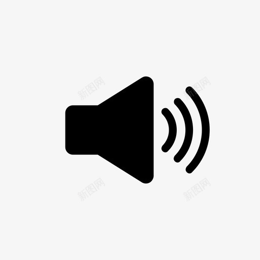 扬声器音量语音音乐图标svg_新图网 https://ixintu.com 仪表板 低 大声 扬声器音量 收听 语音 调整 音乐 音频