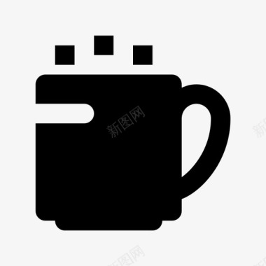 茶杯食品和饮料材料标图标图标