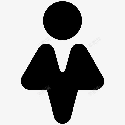 个人用户个人资料图标svg_新图网 https://ixintu.com 个人 个人资料 人 制造 化身 商人 女人 用户 男人 象形图