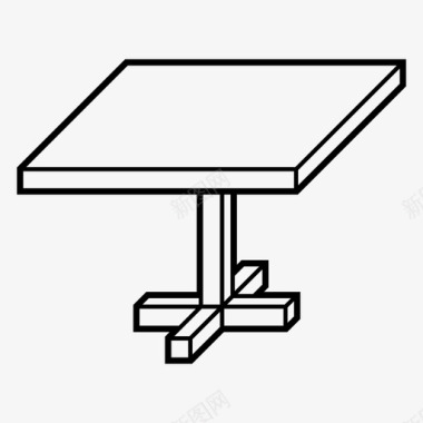 桌子椅子餐厅桌子图标图标