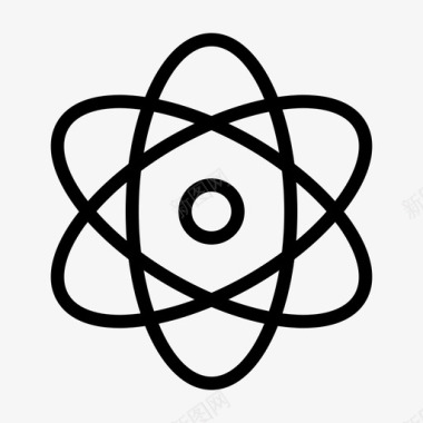 原子科学学校图标图标