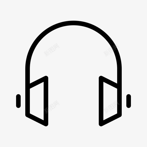 耳机软件便携式图标svg_新图网 https://ixintu.com 便携式 听 应用 接口 移动 网络 网络应用 耳机 软件 音乐 音频