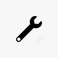 智能建造扳手工具智能手机图标高清图片