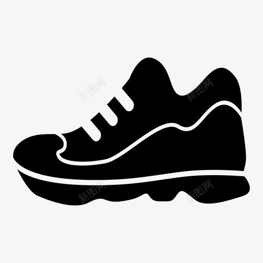 跑鞋有氧运动便宜图标svg_新图网 https://ixintu.com 便宜 健身 时尚 昂贵 有氧运动 耐用 舒适 跑鞋 运动