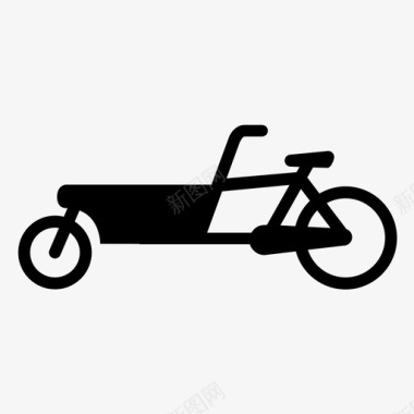 货运自行车送货自行车图标图标
