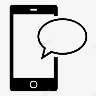 手机短信智能手机手机聊天图标图标