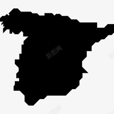 西班牙地区国家图标图标