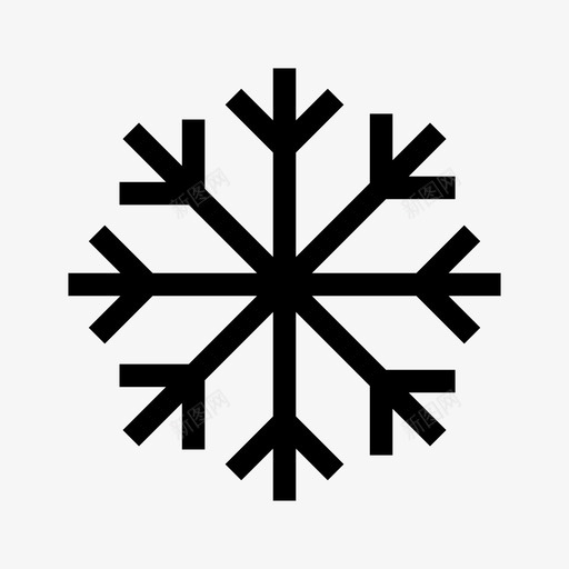 雪花溪流粒子图标svg_新图网 https://ixintu.com 公共标志 冬季 冰 打浆 振荡 放牧 最新技术 溪流 粒子 雪花