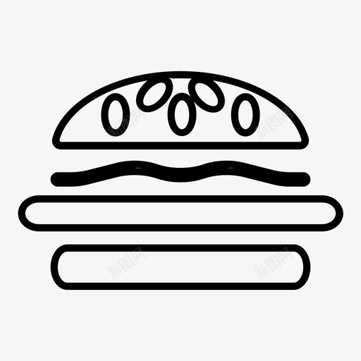 汉堡包午休清单图标svg_新图网 https://ixintu.com 三明治 午休 垃圾食品 汉堡包 汉堡包项目清单 汉堡包餐 清单 物品 芝士汉堡 面包