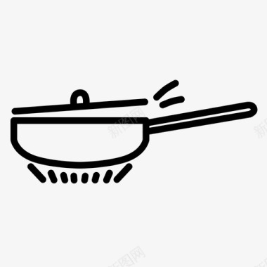 锅炒锅煎锅图标图标