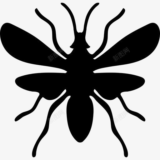 飞蚁动物动物王国图标svg_新图网 https://ixintu.com 动物 动物王国 飞蚁
