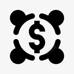 项目资金支出报表预算支出组织图标高清图片
