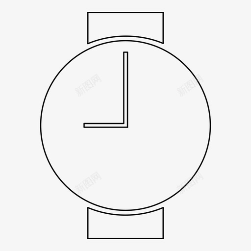 手表表顺时针图标svg_新图网 https://ixintu.com 手表 表顺时针