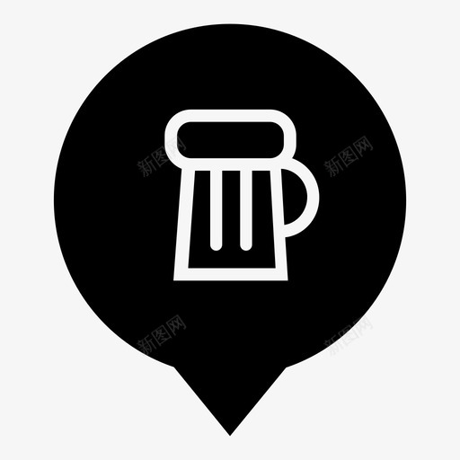 酒吧潮汐酒馆图标svg_新图网 https://ixintu.com wsd地图标记 地图 振荡 无线 标记 潮汐 爆发 跳动 酒吧 酒馆