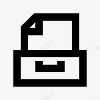 文件存储项目管理材料图标图标