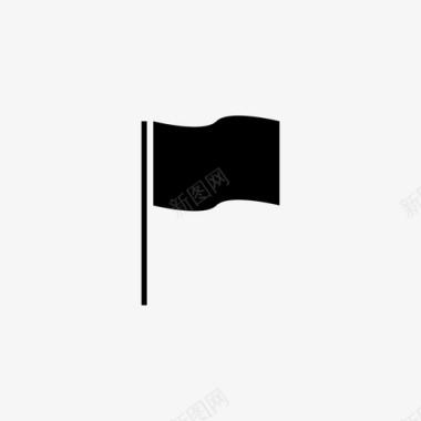 旗帜标志通知图标图标