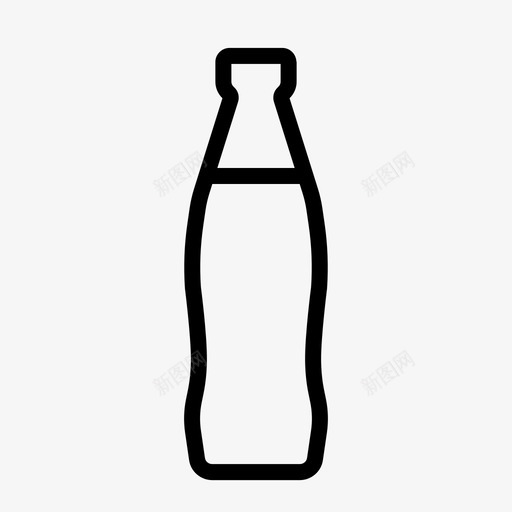 苏打水糖复古图标svg_新图网 https://ixintu.com 不健康 可乐 复古 开瓶 流行 瓶子 瓶盖 糖 苏打水 饮料