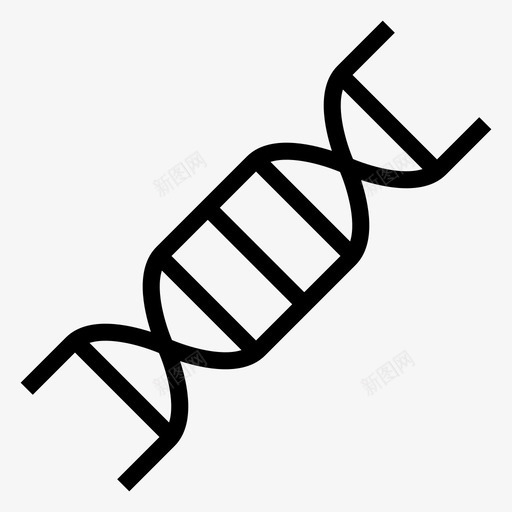 dna序列科学图标svg_新图网 https://ixintu.com dna 双螺旋 基因组 序列 生命 生物学 科学 自然和科学 遗传 链