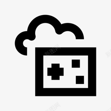 云游戏云数据技术材质图标图标