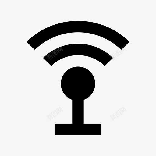 wifi塔科技材料图标svg_新图网 https://ixintu.com wifi塔 科技材料图标