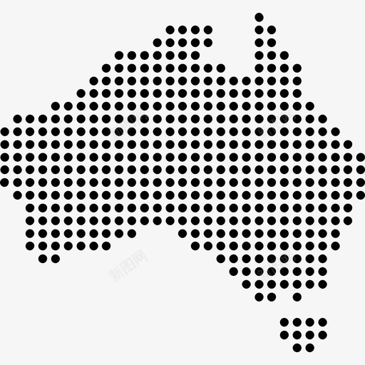 澳大利亚地区国家图标svg_新图网 https://ixintu.com 位置 国家 地区 地图 大洋洲 旅游 澳大利亚 澳大利亚点 点