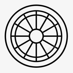 航空发动机涡轮机柴油机发动机图标高清图片