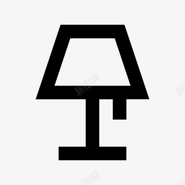 台灯灯罩房间灯图标图标
