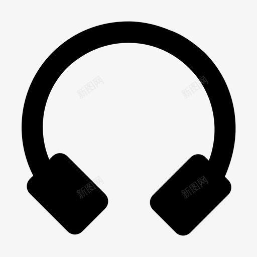 耳机耳罩小玩意图标svg_新图网 https://ixintu.com 乐队 小玩意 戒指 科技材料图标 耳机 耳罩 隐私装备 项链