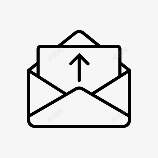 公开信有组织的邮件图标svg_新图网 https://ixintu.com 业务 事件 信封 公开信 日程表 有组织的 邮件 重要