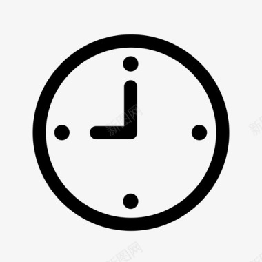 时钟手表股票图标图标