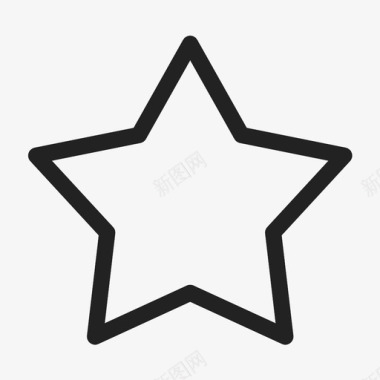 优质明星固体图标图标