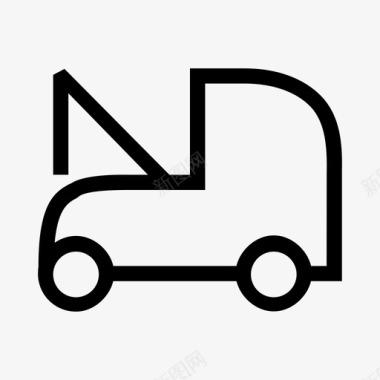 拖车汽车卡车图标图标