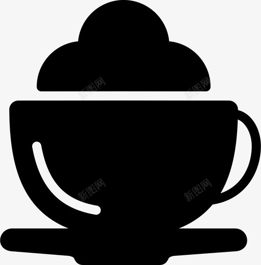 卡布奇诺咖啡杯子图标svg_新图网 https://ixintu.com smashicons咖啡店固体 卡布奇诺 咖啡 商店 图像 杯子 热的 饮料